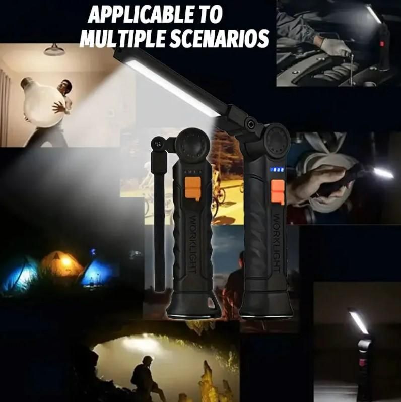 Magnetic LED COB Light USB Rechargeable b7cvva-ip