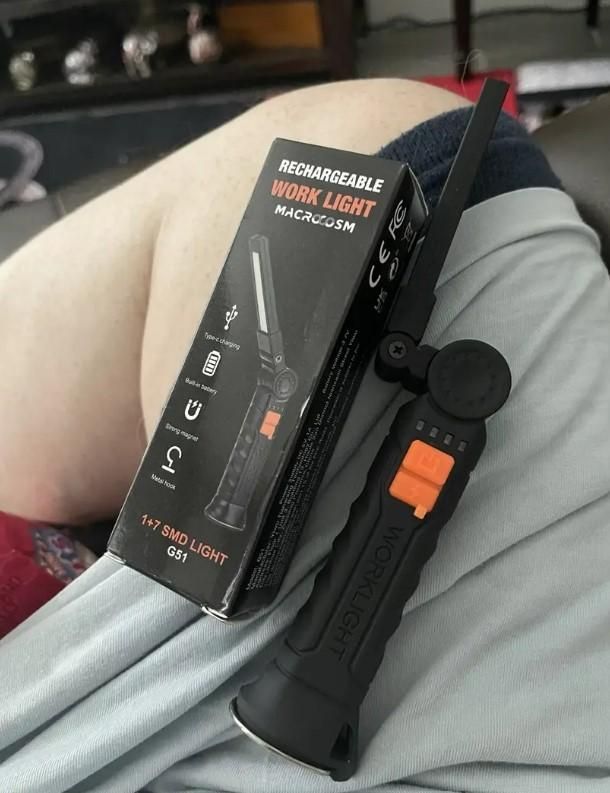 Magnetic LED COB Light USB Rechargeable b7cvva-ip