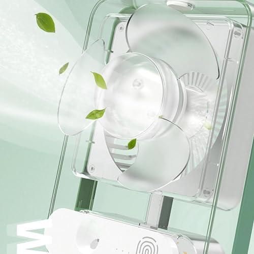 Rechargeable Battery Operated Mini USB Fan With Mist Water Spray b7cvva-ip